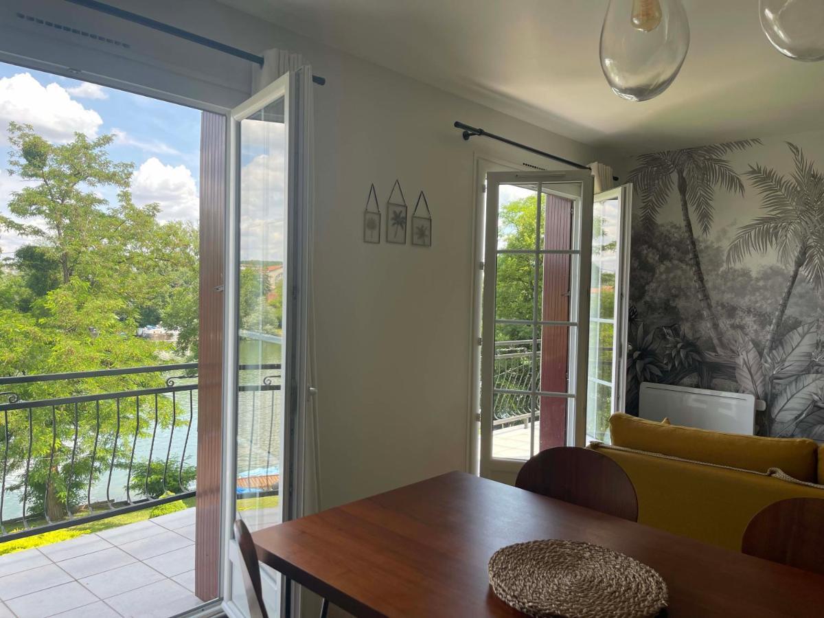 Ambiance Seine, Appartement Lumineux En Bordure De Seine - Chouette Thomery Exterior photo